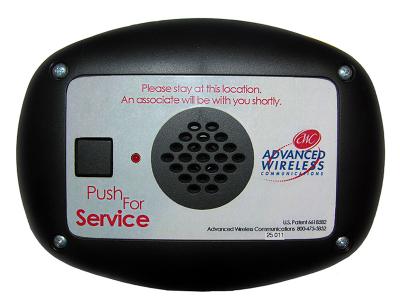 Advanced Wireless Communications AWC Wireless MINI Call Box - 900197 - MCB-H-BK-EN