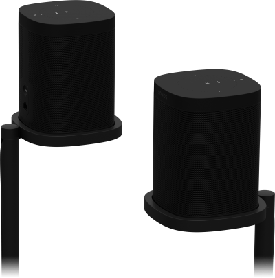 Sonos Speaker Stand Pair for One and One SL in Black - Sonos One Stand (Pair) (B)