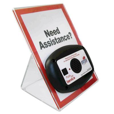 Advanced Wireless Communications Large Acrylic Stand with Signage for MINI Call Box - 915852 - MCB-AH-L