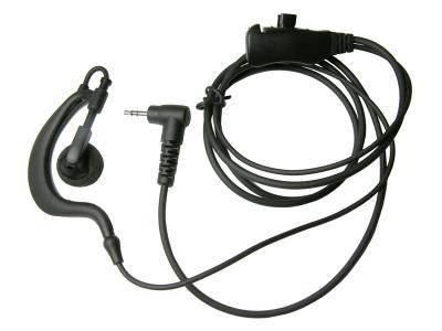 Advanced Wireless Communications A1 Ear Hook Headset with Two-wire PTT 211237 - AWEH-391-A1