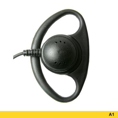 Advanced Wireless Communications A1 Ear Loop Headset with Two-wire PTT 209883 - AWEL-391-A1