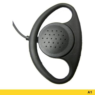 Advanced Wireless Communications A1 Ear Loop Headset with Two-wire PTT 209883 - AWEL-391-A1