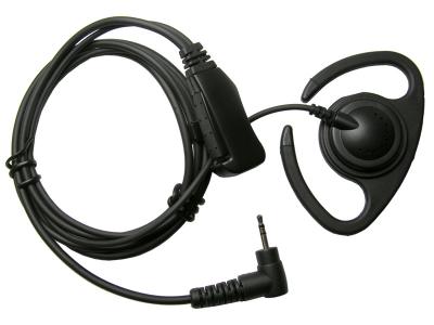 Advanced Wireless Communications A1 Flexible Ear Loop Headset with Two-wire PTT 207698 - AWFEL-391-A1