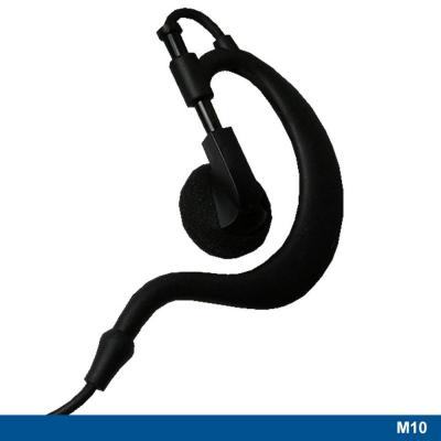 Advanced Wireless Communications M10 Ear Hook Headset with Two-wire PTT - 221343