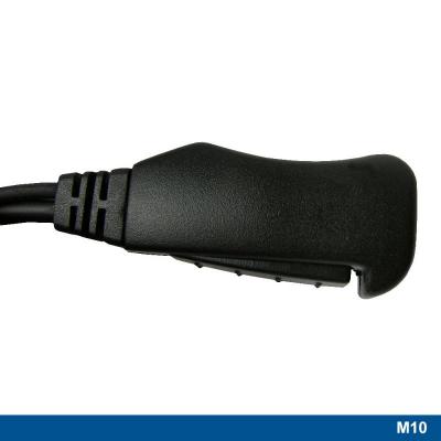 Advanced Wireless Communications M10 Ear Hook Headset with Two-wire PTT - 221343