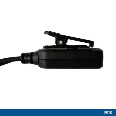 Advanced Wireless Communications M10 Ear Loop Headset with Two-wire PTT  - 221346