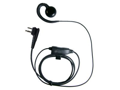 Advanced Wireless Communications M1E Reversible Ear Hook Headset with In-line PTT - 221108