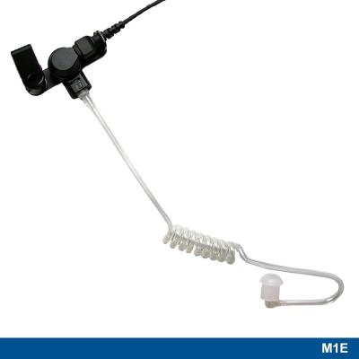 Advanced Wireless Communications M1E Surveillance Headset with Long Acoustic Tube & Two-wire PTT - 221111