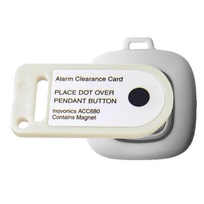 Advanced Wireless Communications Single Button Waterproof Transmitter Alarm Clearance Card - 221144 - ACC680-BU